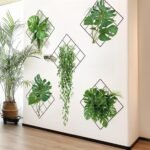 3D Green Plant Wall Sticker (Pack of 2)