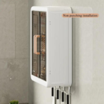 Wall Mounted Storage Cabinet – 3 Layer Punch Free Organizer Rack