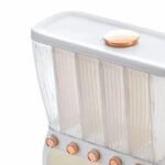 6 Compartment Cereal Dispenser Storage Organizer