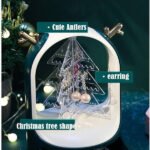 360° rotating Jewellery storage box Christmas tree shape storage box