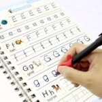 All English Grooved Calligraphy Practice Paste Book (pack of 4)