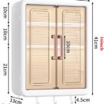 Wall Mounted Storage Cabinet – 3 Layer Punch Free Organizer Rack