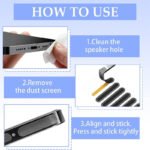 Mobile Phone Speaker Dustproof Net Stickers Pack Of 10