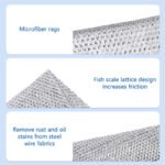 Wire Dishwashing Rags For Wet & Dry Pack of 5