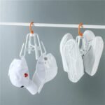 Rotating Shoe Drying Organizer Hanger with 4 Hooks