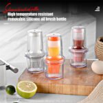 Extruded Silicone BBQ Oil Brush with Acrylic Bottle