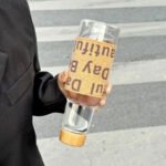 Water Bottle Wooden Cap 550ML