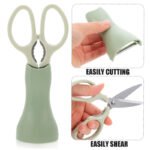 2 In 1 Scissors And Peeler Set Stainless Steel