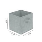 NON-WOVEN FABRIC FOLDING CUBE STORAGE DRAWER BOX