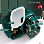 Luxury LED Vanity Mirror Makeup Organizer with Drawers