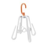 Rotating Shoe Drying Organizer Hanger with 4 Hooks