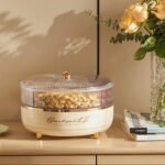 Luxury 5 Grid Dry Fruit Rotating Tray