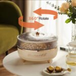 Luxury 5 Grid Dry Fruit Rotating Tray