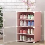 Space Saving, Stackable Shoe Racks, Organizer Cabinet Shelves