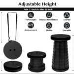 Stool Portable Camping Foldable Chair Telescopic Folding Stools Seat