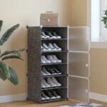 Space Saving, Stackable Shoe Racks, Organizer Cabinet Shelves