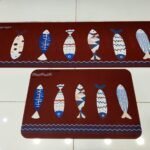 2Pcs Set Kitchen Floor Mat Non Slip