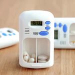 Pills Storage Case With Alarm Timer Clock
