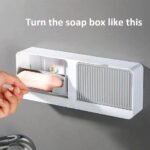 No Punching Wall Hanging Double Lattice Soap Box