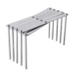 ADJUSTABLE EXTENDED STAINLESS STEEL SPOON HOLDER