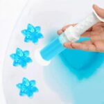 Toilet Freshener Cleaner Gel Flower Stamp