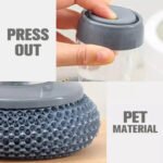 Dish Cleaning Soap Dispensing Scrubber Brush