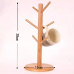 Solid Wood Six Claw Cup Holder