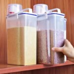 2KG Portable Plastic Moisture proof Food Storage Bucket