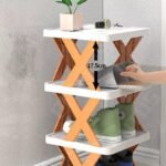 6 layer Simple Shoe Rack Plastic Simple Shelf (Free Delivery)