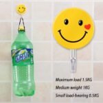 3 PCs Emoji Wall Hook Heavy Duty Self Adhesive Hook