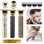Branded T9 Vintage Beard Trimmer Professional Hair Cut Shaving Machine USB Rechargeable Wireless