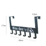 6 Hooks Nice Day Metal Hooks Door Hanger