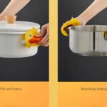 Silicone Mini Pot Holder Duck Shape