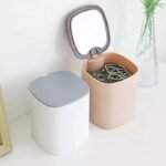 Multi-Layer Jewelry Box With Mirror Rotating Storage Box