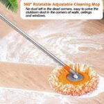 Multifunctional Extendable Wall Cleaning Mop, 360°Rotatable Adjustable Cleaning Mop