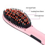Temperature Display Hair Straightener Brush