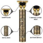 Branded T9 Vintage Beard Trimmer Professional Hair Cut Shaving Machine USB Rechargeable Wireless