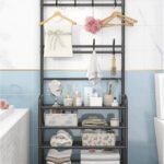 Multifunction 5 Layers Shoe Rack With Clothes Rack