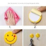 3 PCs Emoji Wall Hook Heavy Duty Self Adhesive Hook