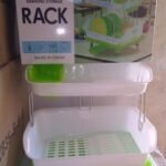 2 Tier Dish Drying Storage Drain Rack