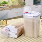 2KG Portable Plastic Moisture proof Food Storage Bucket