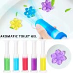 Toilet Freshener Cleaner Gel Flower Stamp