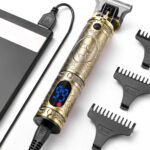 Branded T9 Vintage Beard Trimmer Professional Hair Cut Shaving Machine USB Rechargeable Wireless