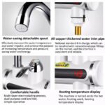 Electric Water Heater Faucet Tap With Display