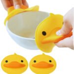 Silicone Mini Pot Holder Duck Shape