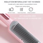 Electric Hair Straightener Brush Heated Comb Straight