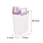 2KG Portable Plastic Moisture proof Food Storage Bucket