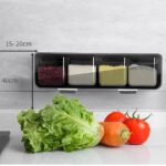 KITCHEN WALL-MOUNTED SEASONING SPICE RACK