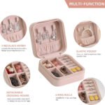 Portable Jewellery Box Organizer Travel Jewelry Storage Case for Earrings Necklace