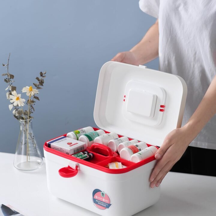 Medicine Box with Pill Organizer